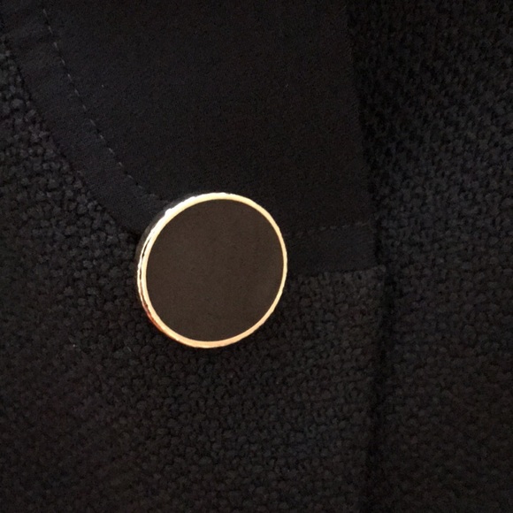 ST. John Caviar One button black blazer sz 10 - Picture 9 of 12